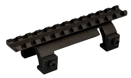 Aim Sports MP5/H scope mount, small black, clamps to receiver for fast optics setup.