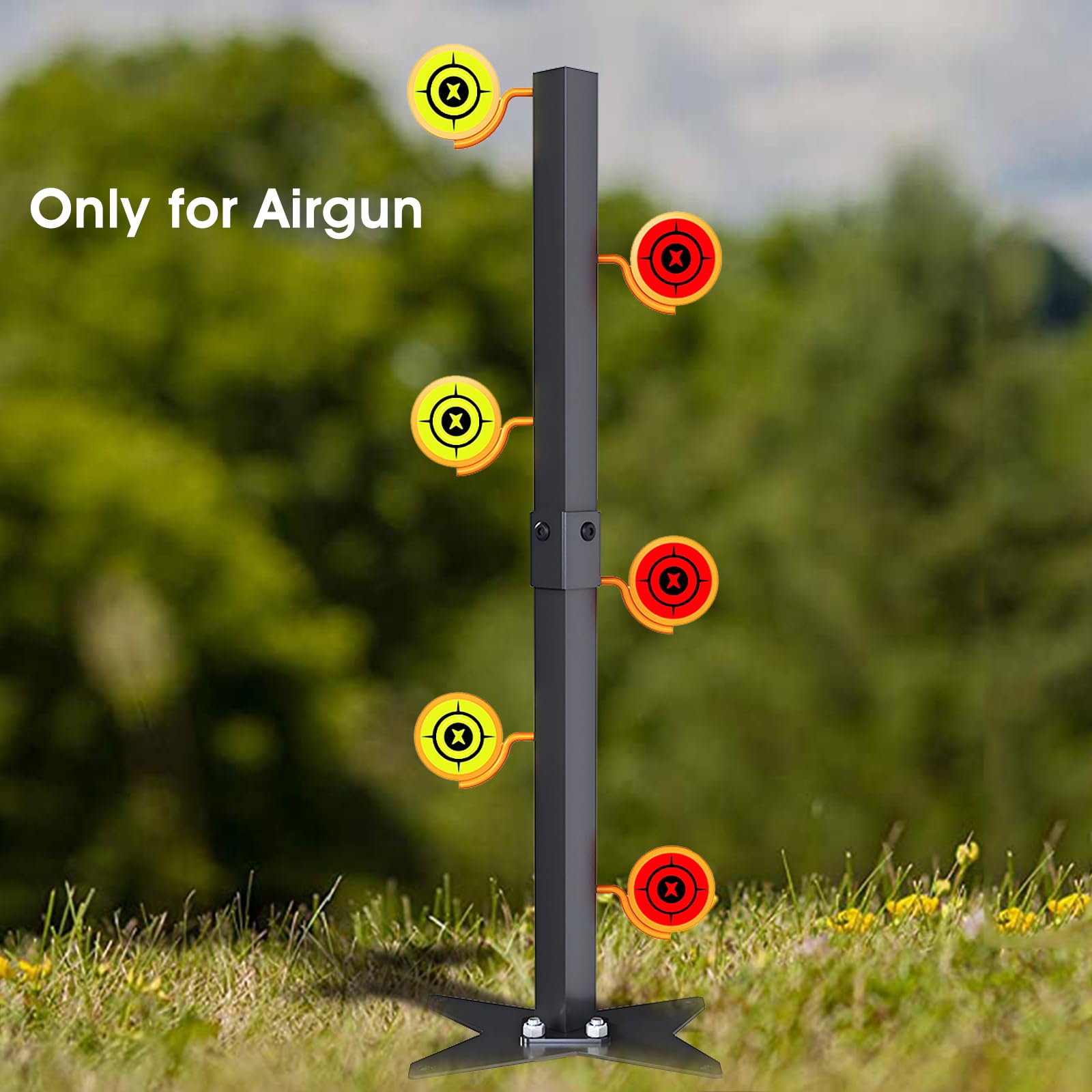 Aimax Outdoor Dueling Tree portable setup ready for travel and outdoor practice.