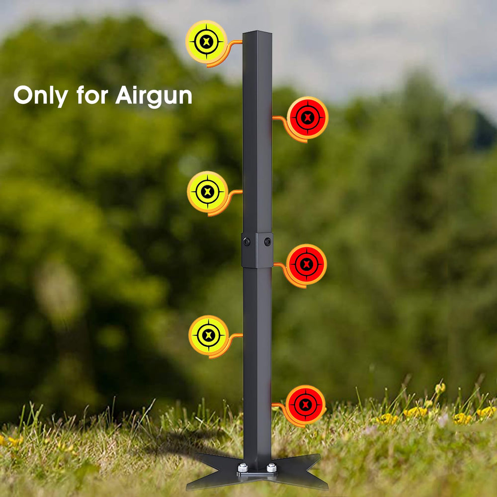 Aimax Outdoor Dueling Tree portable setup ready for travel and outdoor practice.