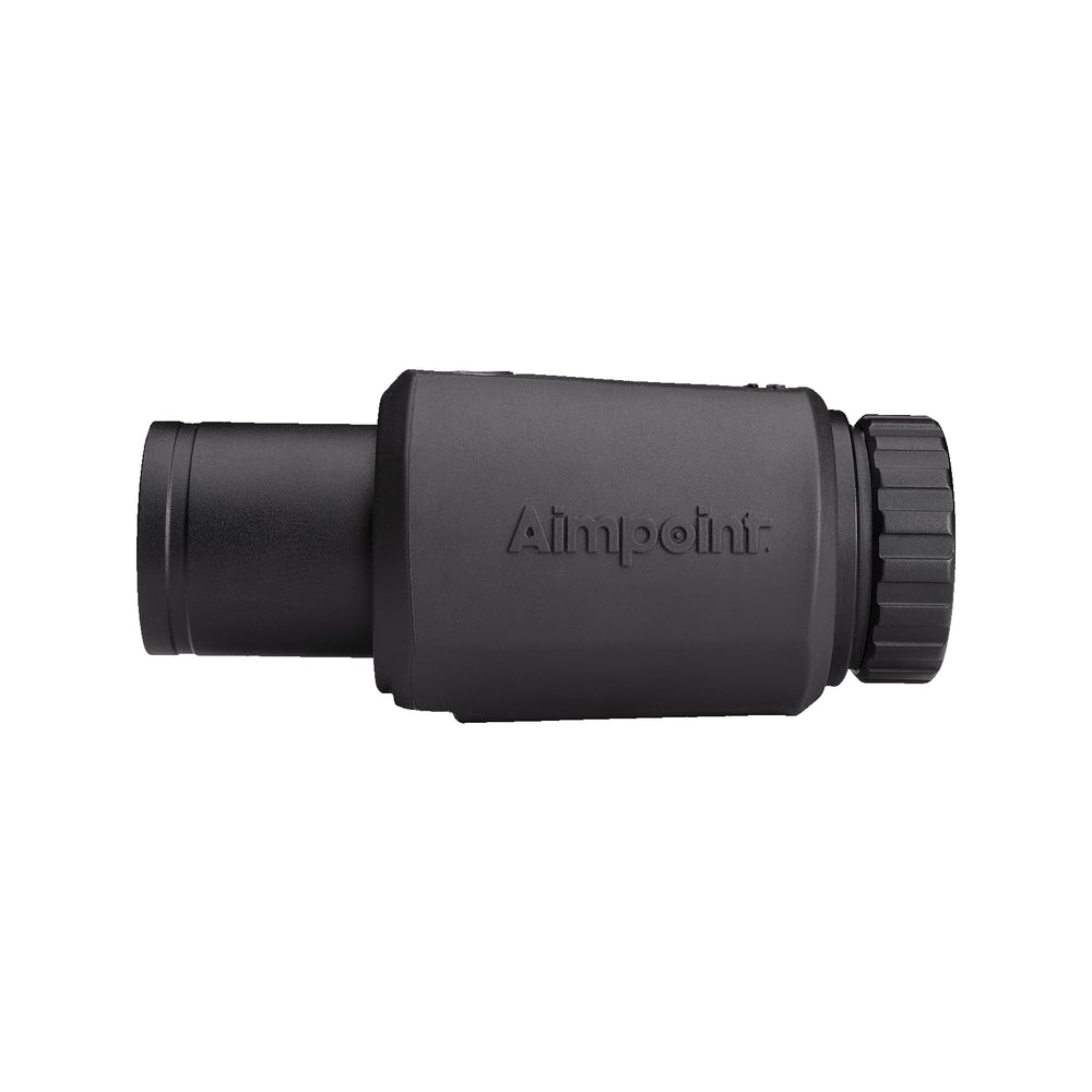 Aimpoint 3X-P magnifier side view highlighting rugged build for field observation.
