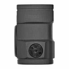 Aimpoint ACRO P-2 mounted on rails for quick, low-profile mounting across platforms.