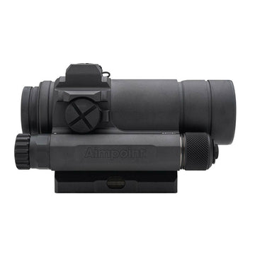 Aimpoint CompM4s battery compartment supports long operation with AA-sized batteries.