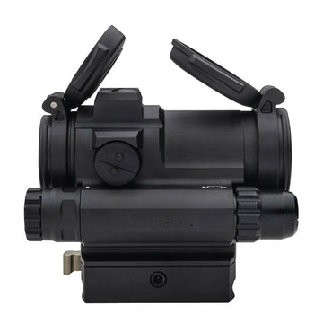 Aimpoint CompM5s battery compartment demonstrates long operation on a single AAA.
