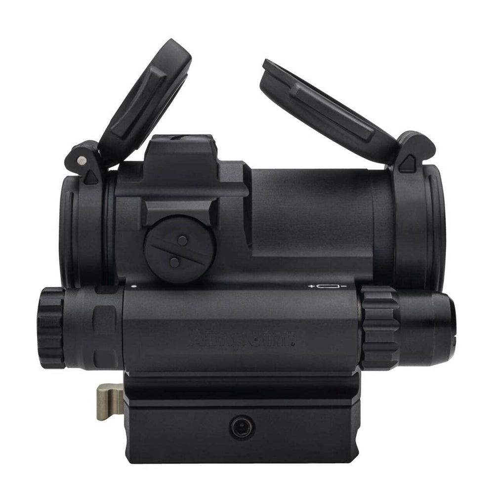 Aimpoint CompM5s battery compartment demonstrates long operation on a single AAA.