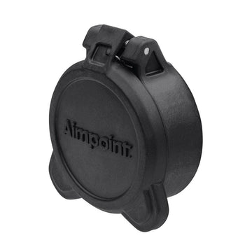 Aimpoint front flip cap in stealth-black finish matching the Comp sights