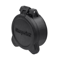 Aimpoint front flip cap in stealth-black finish matching the Comp sights