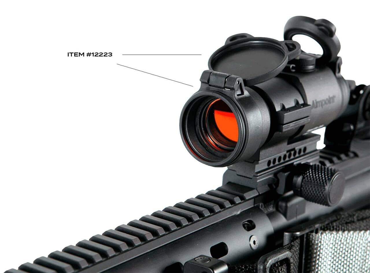 Aimpoint lens protection seal front helps keep the sight clean and ready