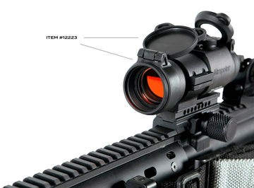 Aimpoint lens protection seal front helps keep the sight clean and ready