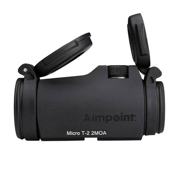 Aimpoint Micro T-2 sight mounted on rifle for rapid target engagement