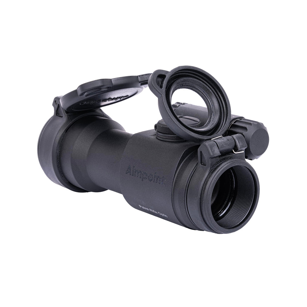 Aimpoint PRO offers absolute co-witness with iron sights.