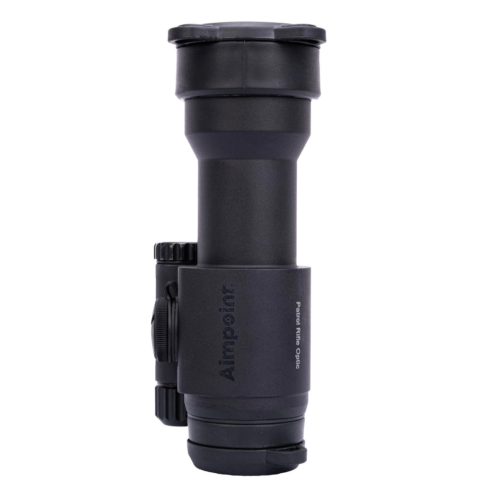 Front lens cap protecting the Aimpoint PRO optics in bright light.