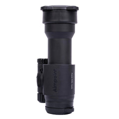 Front lens cap protecting the Aimpoint PRO optics in bright light.