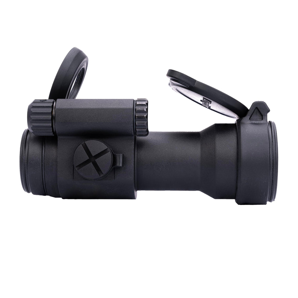 Aimpoint PRO with removable spacer to adjust sight height.