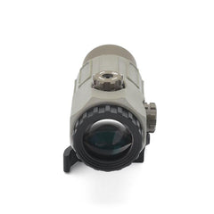 Aimsniper foldable magnifier arm provides flexible use with holographic sights