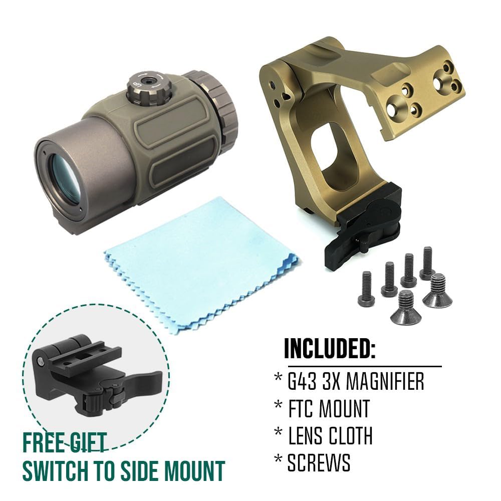 Aimsniper quick-release FTC operation demonstrated during gear transition.