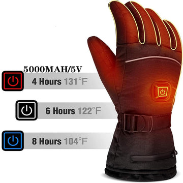 Ainid heated gloves battery compartment showcases 5000mAh power