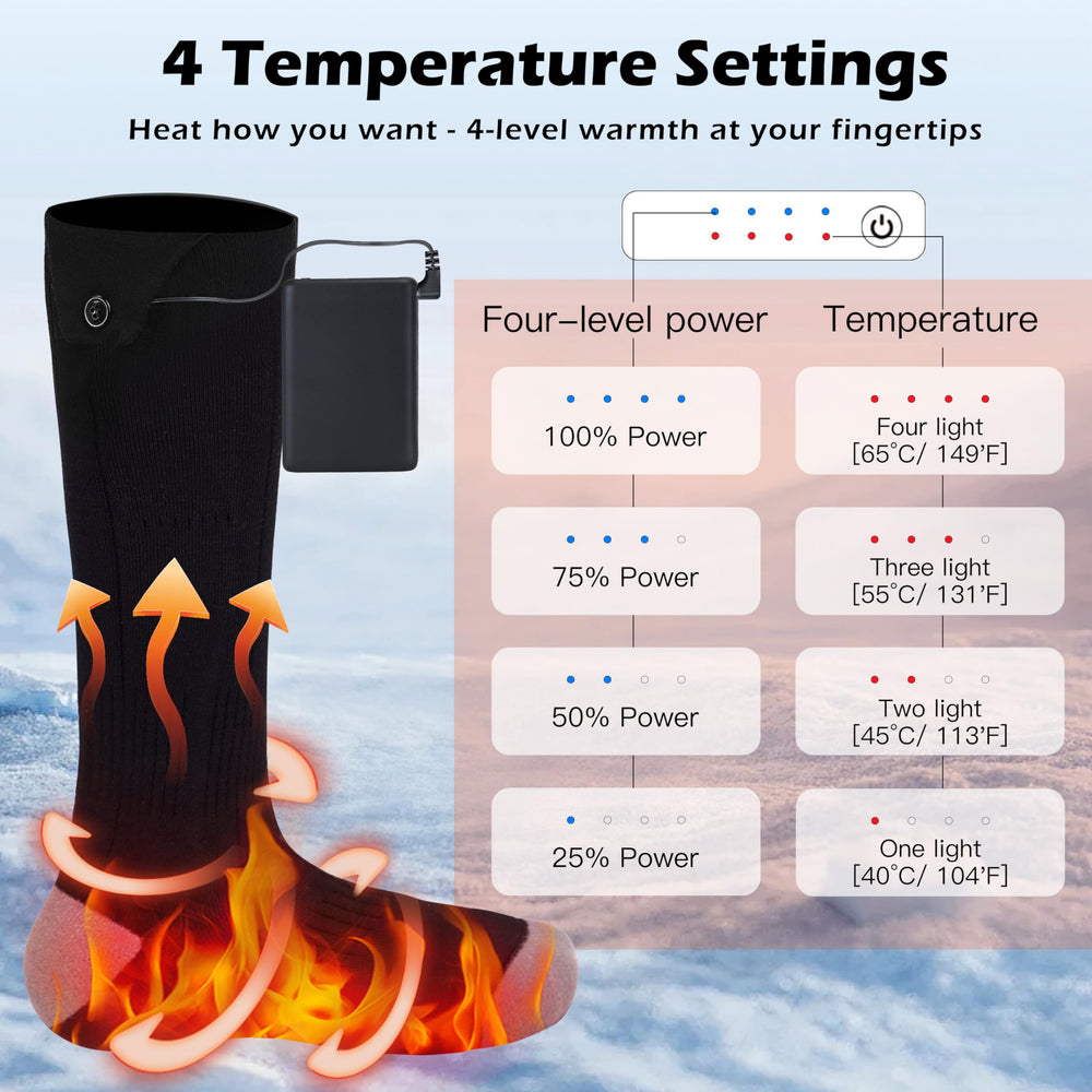 AiQiKang warm-foot thermal socks featuring ergonomic fit to prevent bunching during outdoor activities.