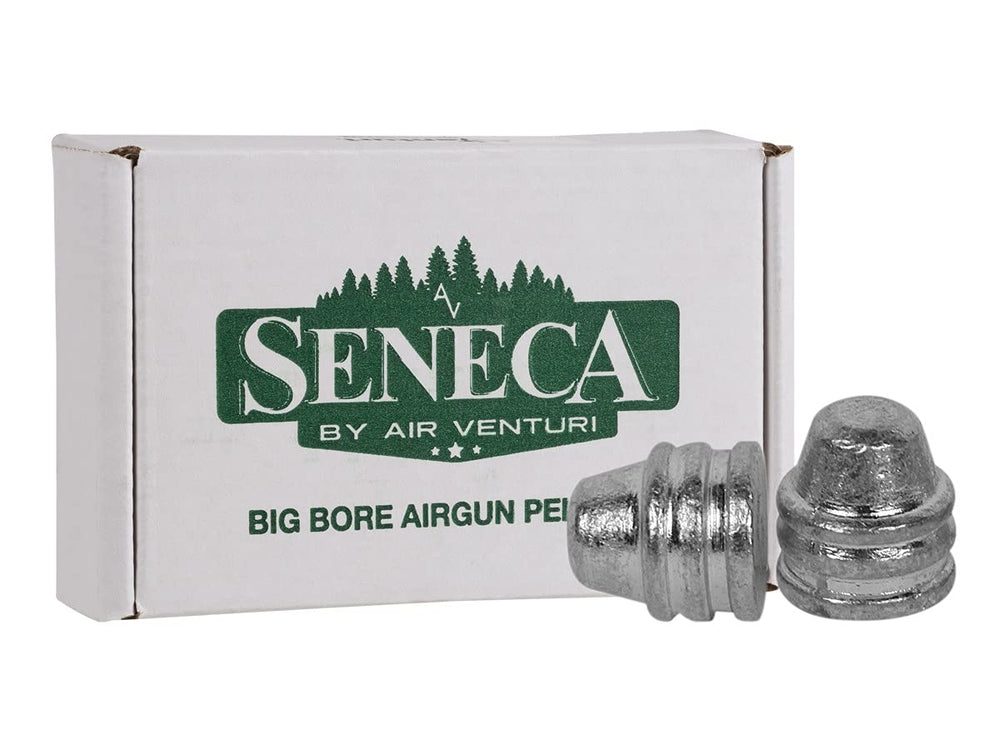 Air Venturi Seneca 45cal semi-wadcutter pellets—closeup highlighting precise geometry for accuracy