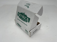 Air Venturi Seneca round-ball pellets close-up showing smooth surface for reliable feeding.