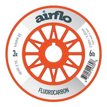 Airflo fluorocarbon tippet 50m 3X with low visibility for stealthy presentations.