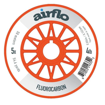 AIRFLO Fluorocarbon Tippet 50m 5X strong knots for streamers and nymph rigs