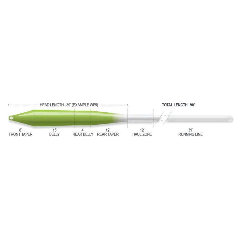 Airflo Ridge 2.0 line detail shows PVC-free construction for eco-conscious anglers.