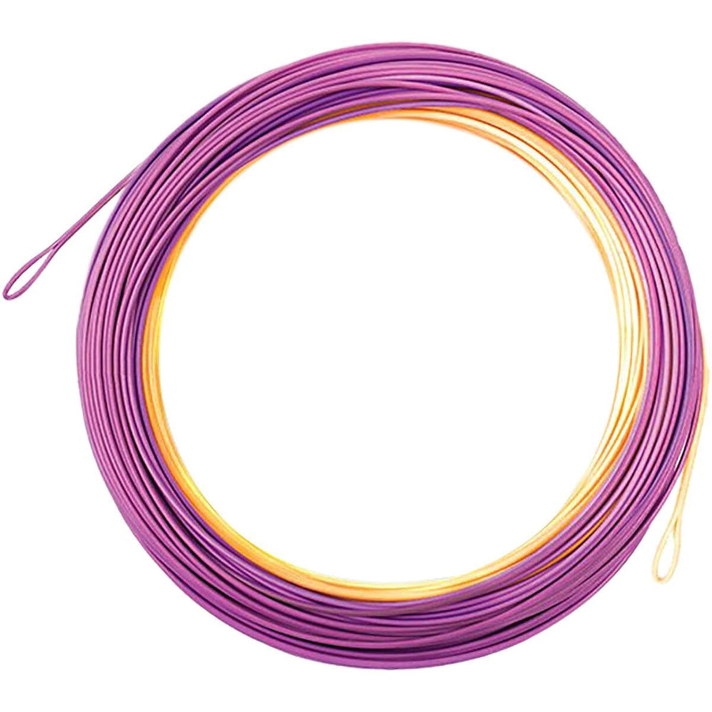 Airflo Superflo Power Taper WF8F Sunburst Purple fly line - front view
