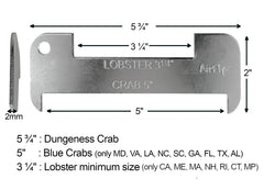 Compact gauge fitting in a tackle box or pocket for easy access.