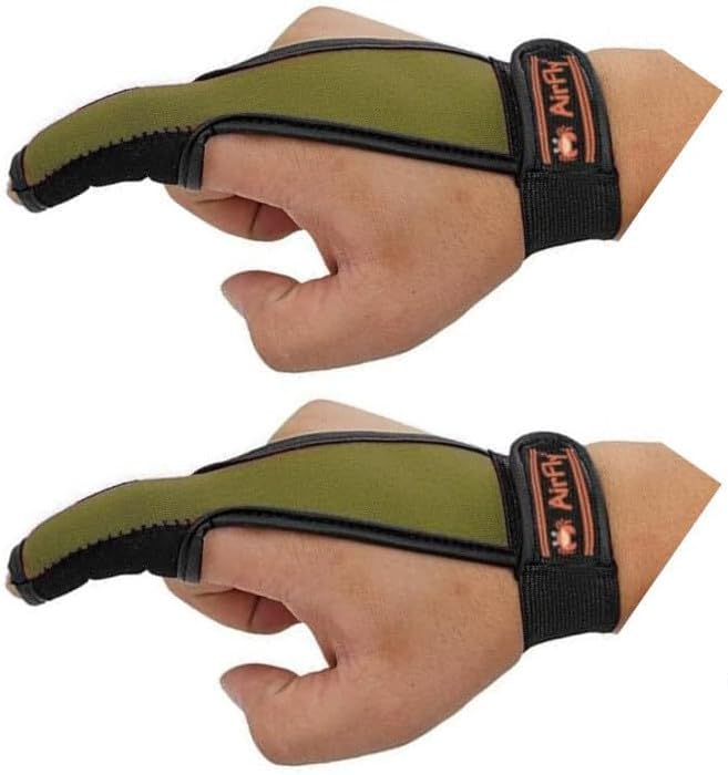 AirFly anti-slip glove palm-grip for secure casting on wet rods.