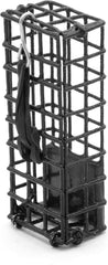 AirFly Bait Cage inside a crab trap showing compact 4x2x1 design