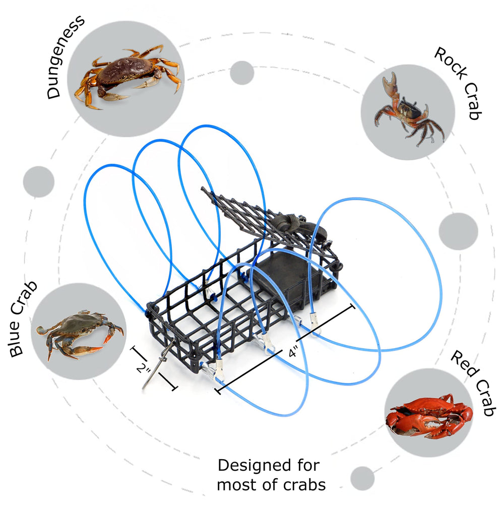 AirFly crab trap durable materials ensure long-lasting use in saltwater environments.