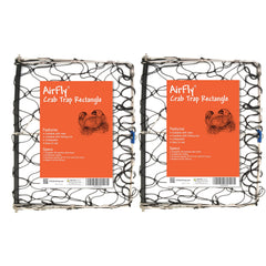 AirFly foldable crab jaw trap, assembled for saltwater use.