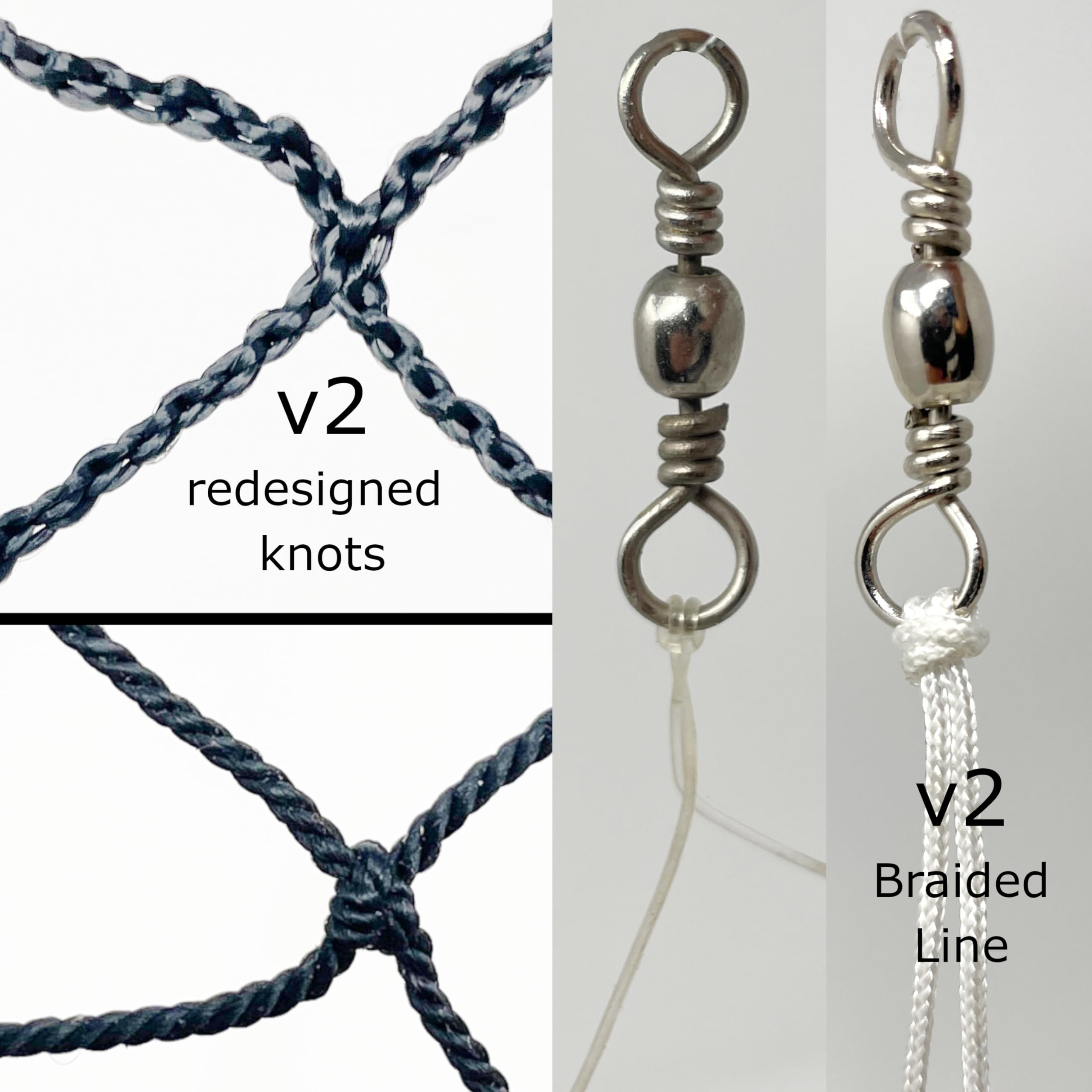 Close-up of anti-corrosion 304 stainless steel frame and netting