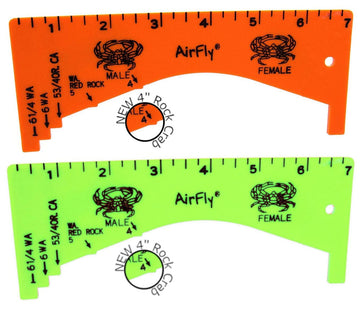 AirFly crab gauge measures Dungeness crab precisely for legal sizing