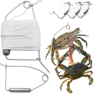 AirFly poly netting close-up, sturdy material resists wear during crabbing.
