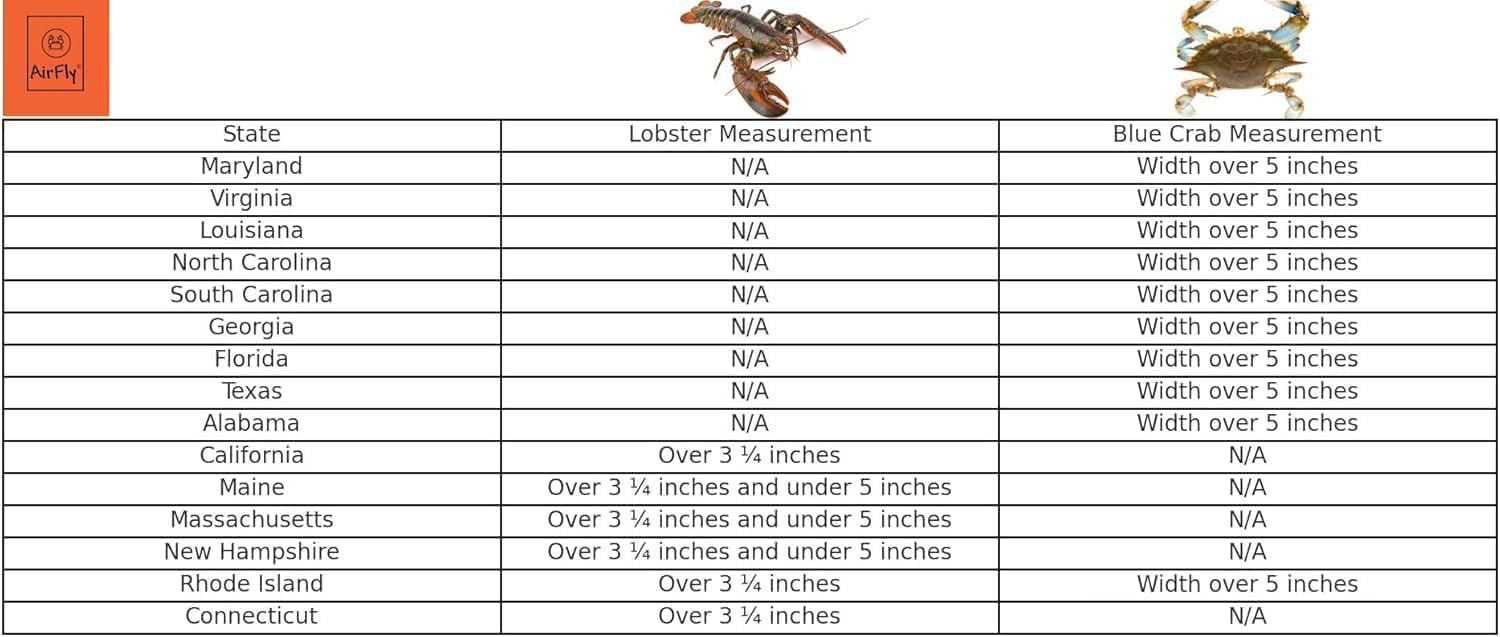 Regulation-ready lobster and crab measuring tool