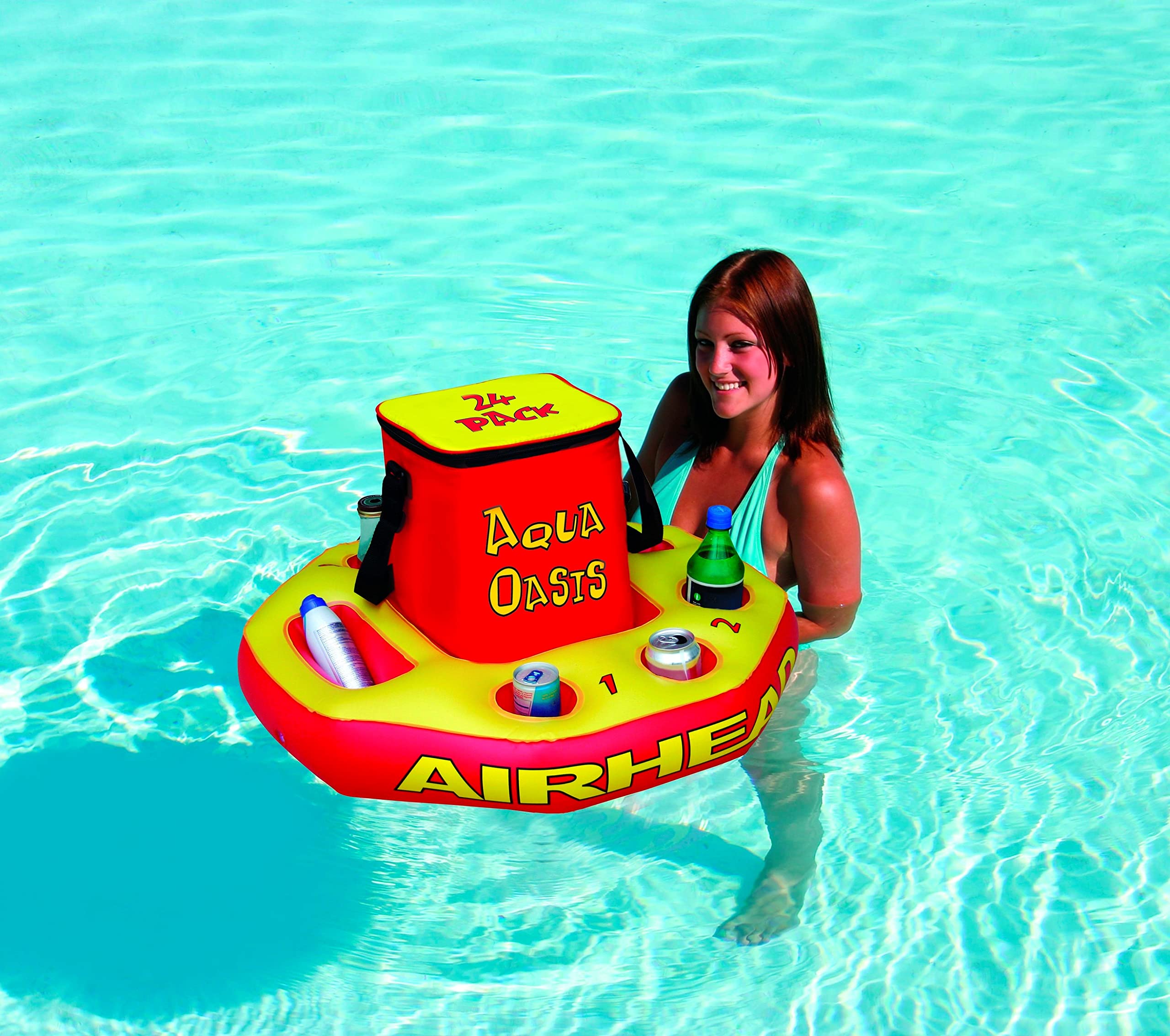 Airhead Aqua Oasis removable insulated cooler for spill-proof cooling