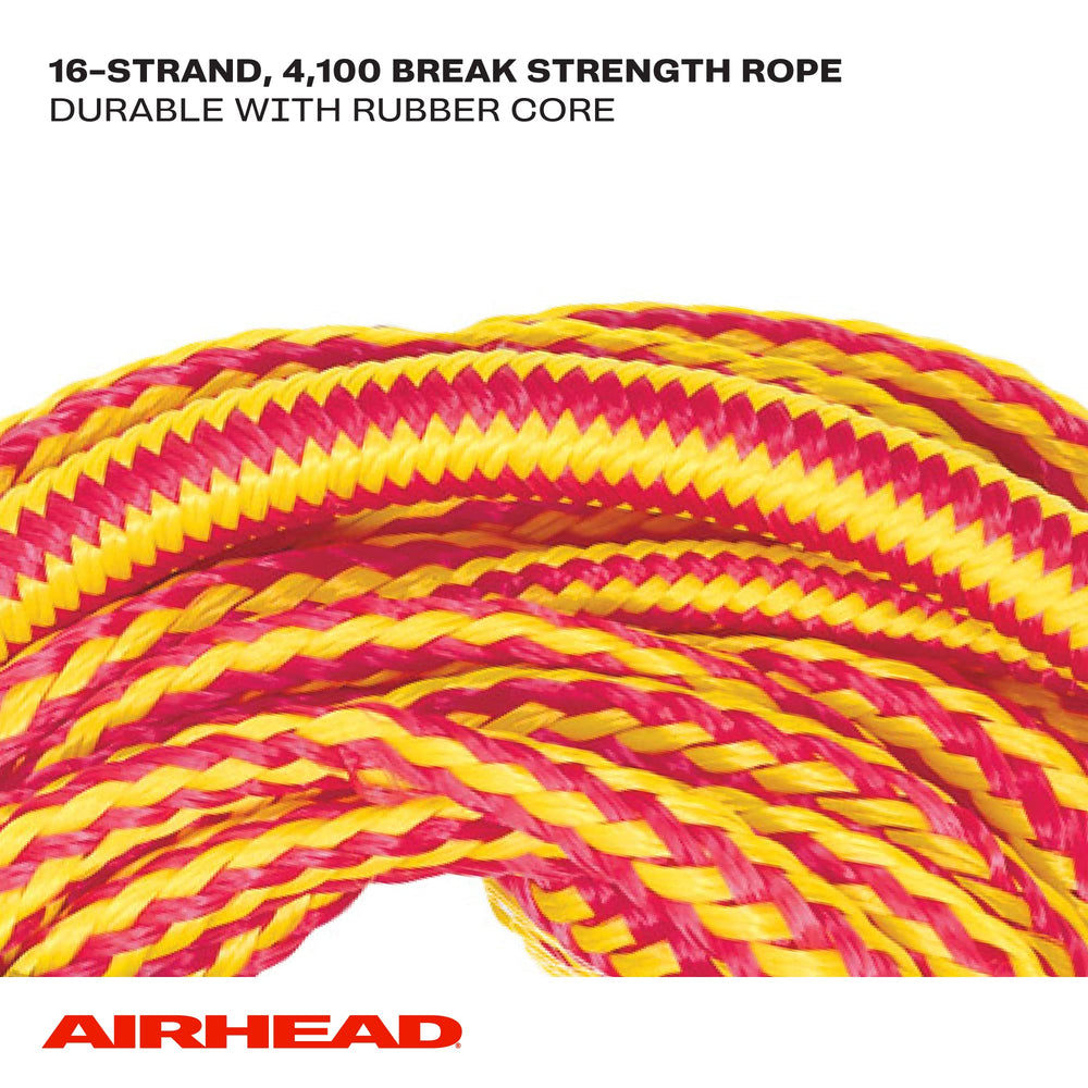 Airhead Bungee Tow Rope red-yellow color stands out for quick recovery.
