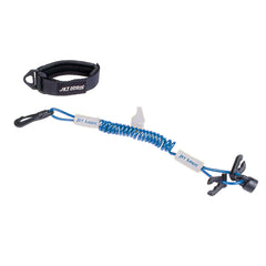 AIRHEAD Ultimate Lanyard for PWCs in blue-silver, keeps keys secure and accessible on the water