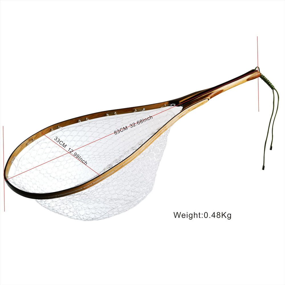 AIRROAD St-6 net material is fish-friendly and less visible in water