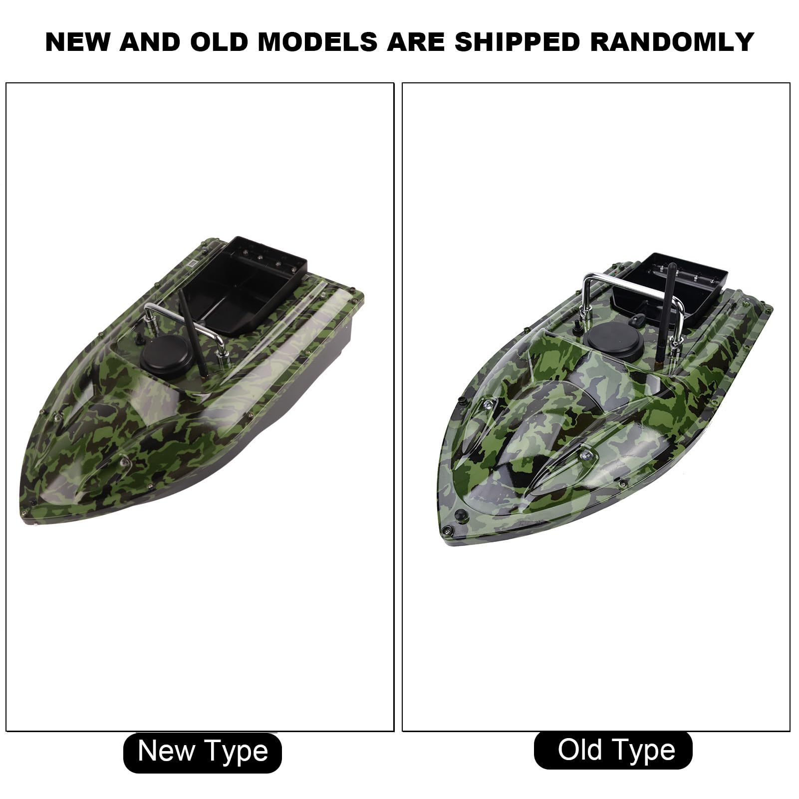 Airshi bait boat with EU/US/UK plug options