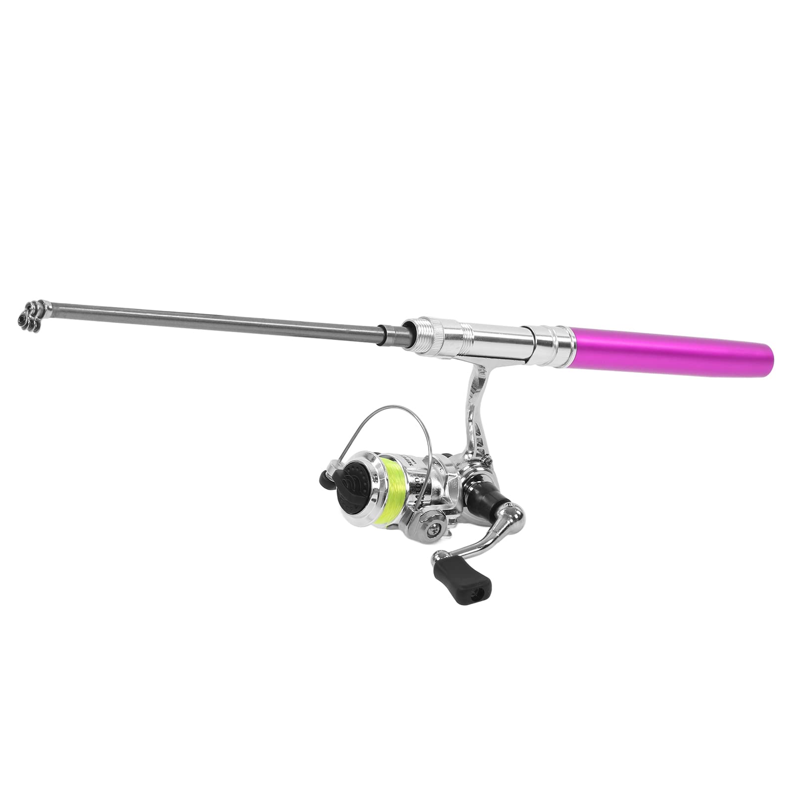 Airshi Pocket Fishing Rod with Reel in hand shows ultra-light portability.