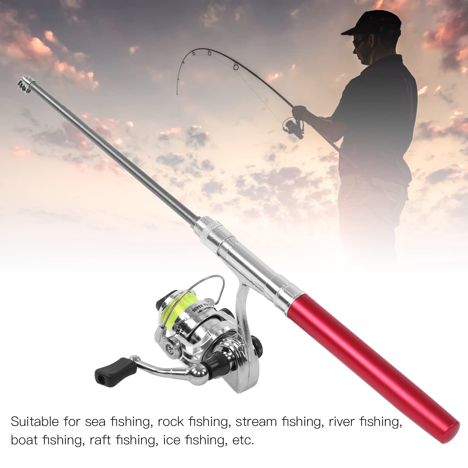 Airshi pocket pen unfolds to about 94 cm for versatile casting
