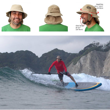 airSUP Bucket Hat adjustable chin strap side view