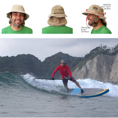 airSUP Bucket Hat adjustable chin strap side view