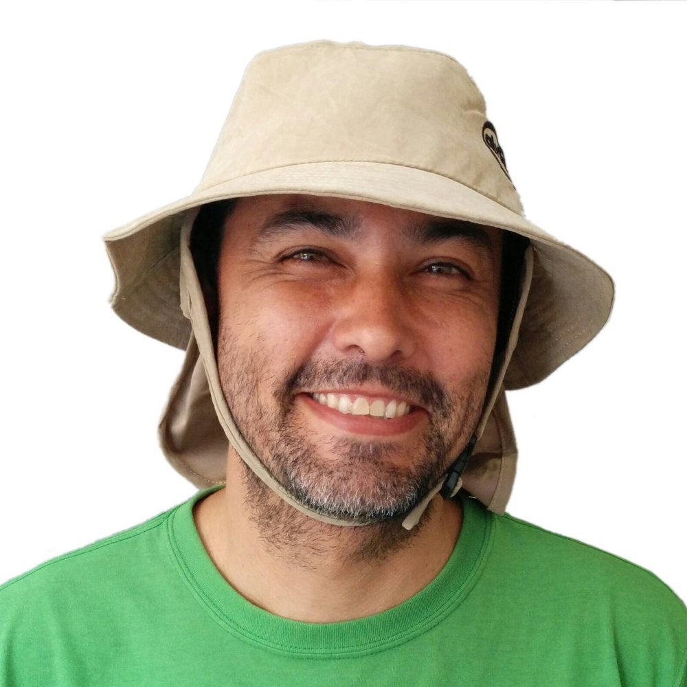 AirSUP bucket hat in use for stand up paddle and other action sports