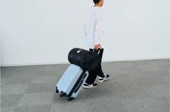 Airweave sleep pad in car for comfortable travel rests.