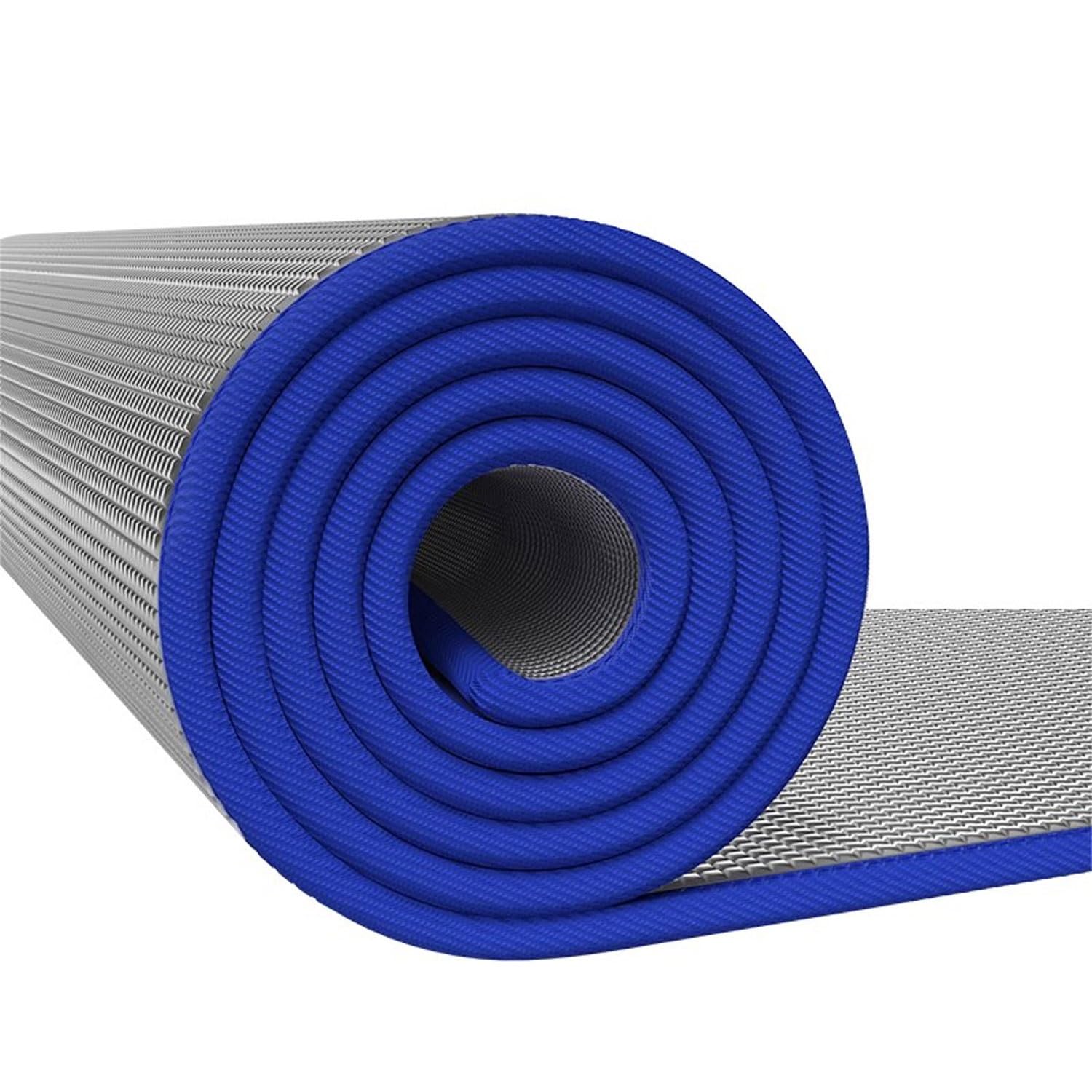 AITAF camping mat foam-foil blanket rolled out for compact comfort on uneven ground.