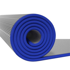AITAF camping mat foam-foil blanket rolled out for compact comfort on uneven ground.