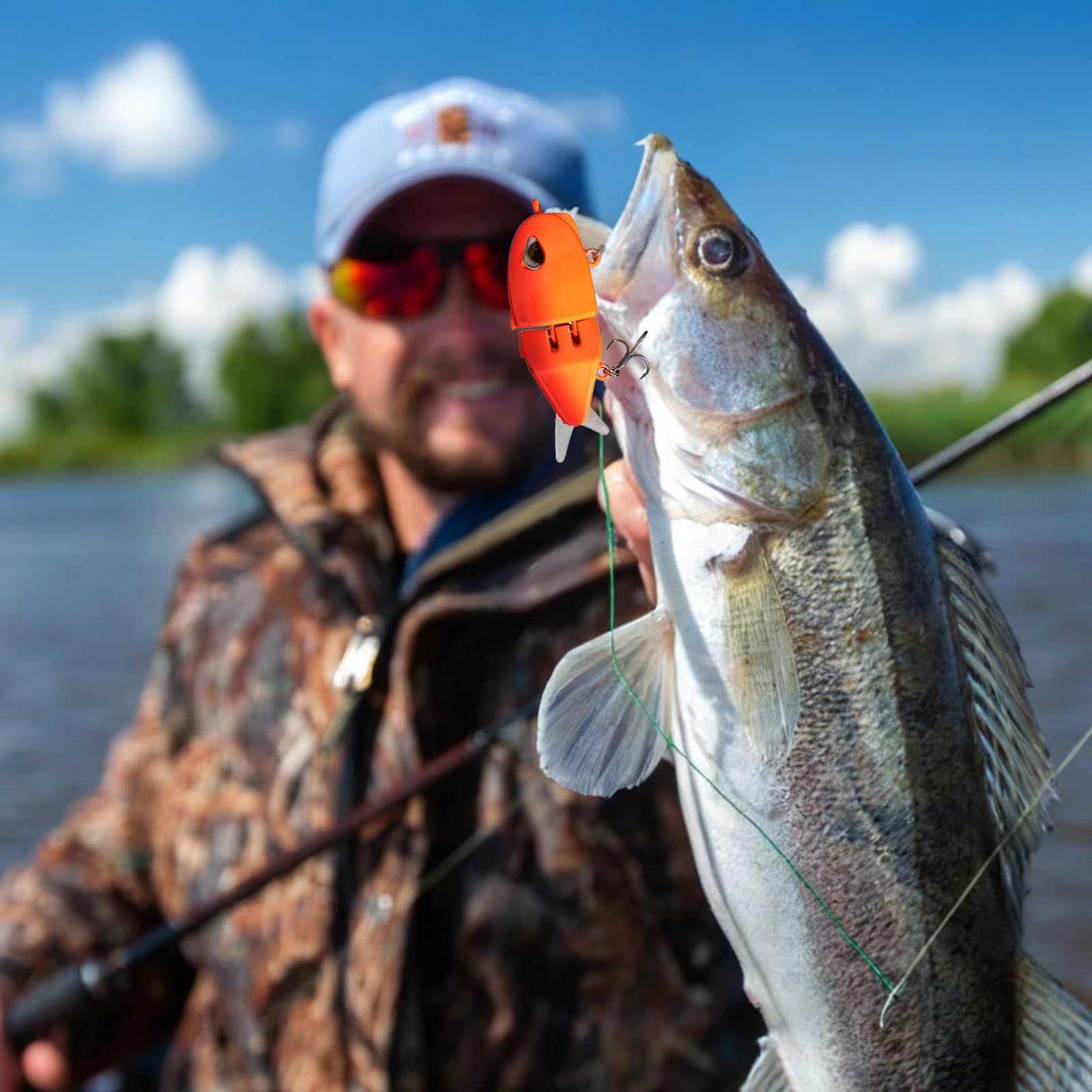 Suitable for bass, pike, trout, and walleye
